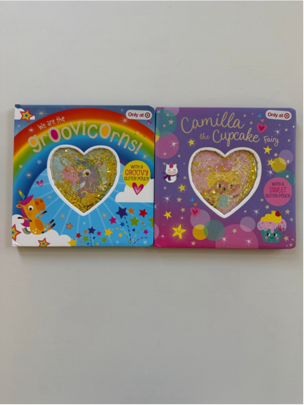 Children Glitter Pouch Storybook Set-Camilla and Groovicorns